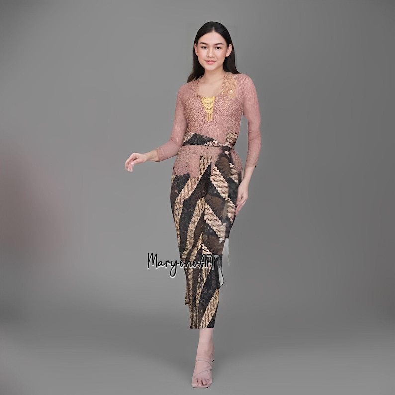 Kebaya Payet Mix Jasmine Elegant Balinese Kebaya for Graduation,Bali Kebaya,Balinese Dress,Kebaya Bali,Bali Blouse,Balinese Kebaya