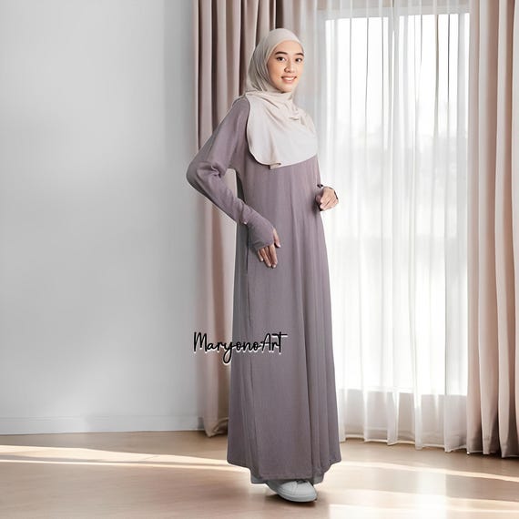 ankle length knit dresses with long sleeves Long Sleeve Noir Knit Dress 2 / Noir main image 0