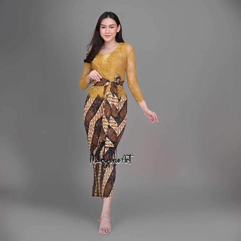 Kebaya Payet Mix Jasmine Elegant Balinese Kebaya for Graduation,Bali Kebaya,Balinese Dress,Kebaya Bali,Bali Blouse,Balinese Kebaya