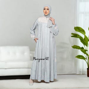 Wardah Muslim Dress Gamis Elegant and Fashionable Women&#39;s Clothing,Muslim Dress,Muslim Dress Wedding,Women Muslim Attire,Women Islamic Dress