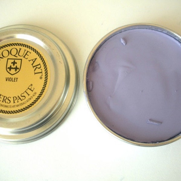 Gilders Paste - Violet - Add color to Wood, Metal, Ceramics, and More - Purple Wax Paste