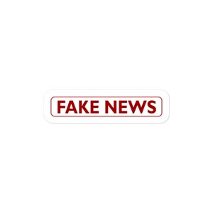Regalo adesivo politico di Trump Fake News