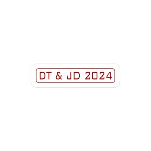 Donald Trump and JD Vance Election Political Sticker Decal Gift
