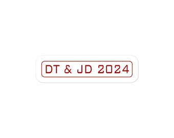 Donald Trump and JD Vance Election Political Sticker Decal Gift