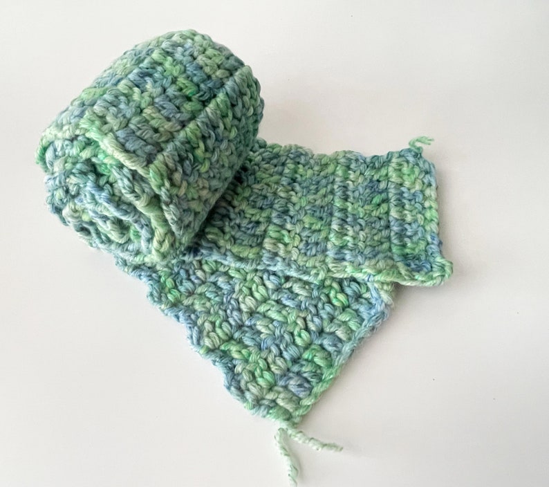 handmade Crochet crocheted scarf Chincoteaque image 1