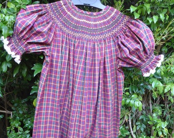 Size 4/5 hand smocked dress.