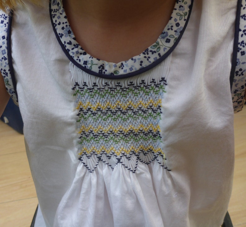 Size 4 Hand Smocked Top and Matching Pants