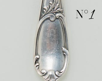 PERSONALIZATION - Keyring - engraved silver cutlery, perfect for announcing wedding, birth, or christening gifts