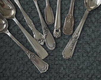 PERSONNALISATION - Cuillère à dessert - couvert argent gravé annonce cadeaux mariage naissance baptême