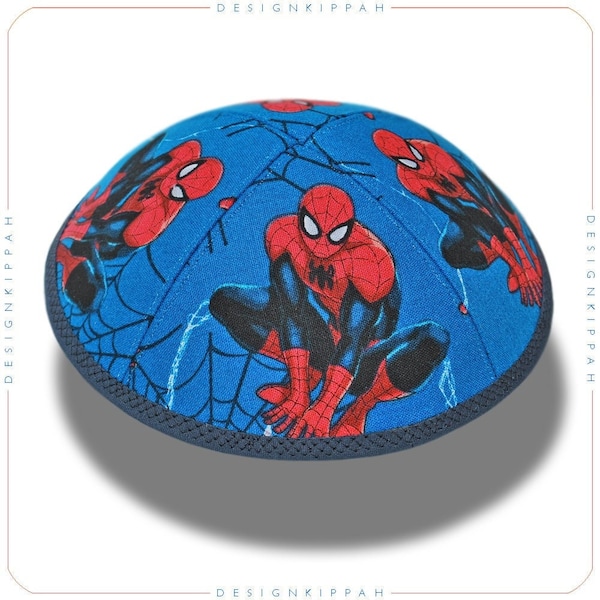 Spider-man kippah • yarmulke | Jewish gift • Modern Judaica
