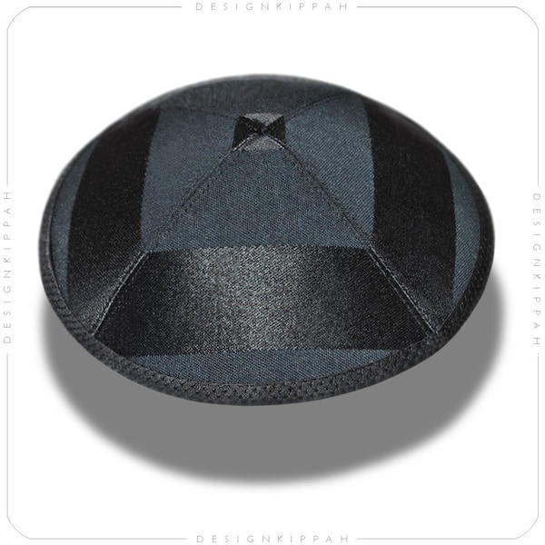 Schwarze Kippa | Jüdische Hochzeit - Bar Mitzwa - Schabbat - Rosch Haschana - Chanukka - Pessach | Moderne Jejuda