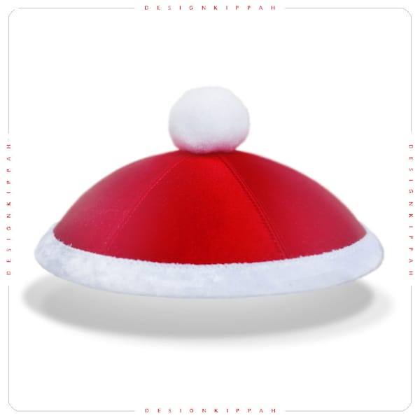 Kippa de Chrismukkah • Yamaclaus • Cadeau de 'Hanoucca | Judaïsme moderne