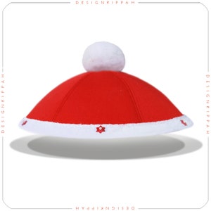 Chrismukkah yarmulke • Yamaclause • Chanukah - Chrismas gift | Modern Judaica