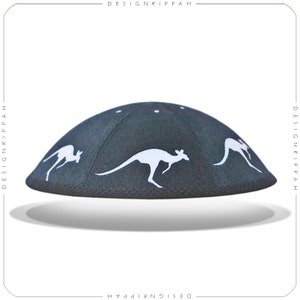 Kippah • Yarmulke | Australian kangaroos | Modern Judaica gift