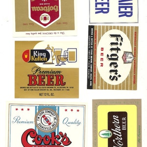 30 Different Vintage Old BEER LABELS Glen Ale, SCHOENLING ,Tube City Etc.... 画像 3