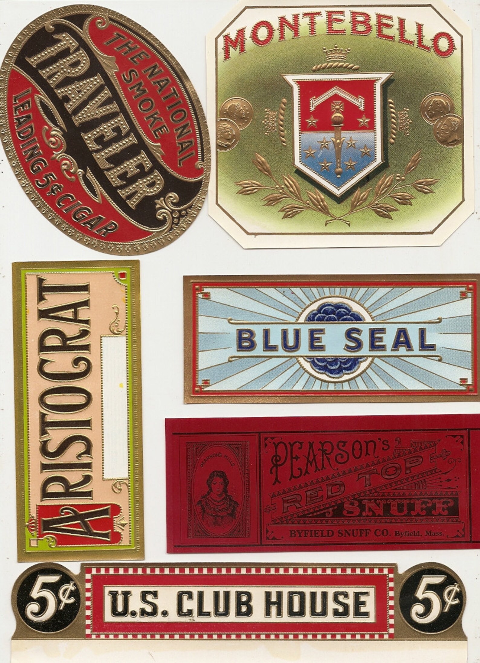 32 1930s Plus TOBACCO and CIGAR LABELS - Etsy