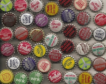 309 Unused Old SODA ,CORKS, BOTTLECAPS Collection