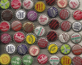 143 Unused Old SODA ,CORKS, BOTTLECAPS Collection