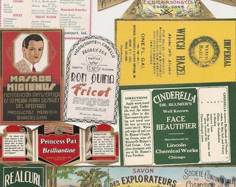 83 1930s plus Drugstore,Pharmacy ,Poison and Medicine Labels etc .