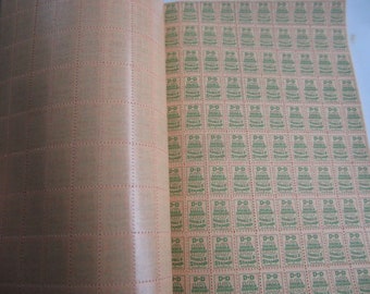 Full Pad of 5,000 Old Vintage 1950's - DOUBLE DISCOUNT - Trading Stamps - VA.