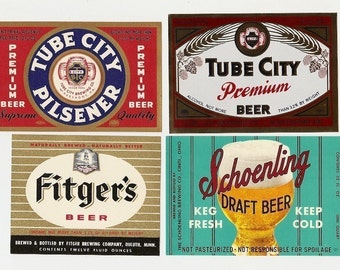77 Old vintage OLD BEER LABELS