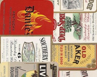 79 vintage WHISKEY/Gin/VODKA/beer/LIQUOR Labels Etc...