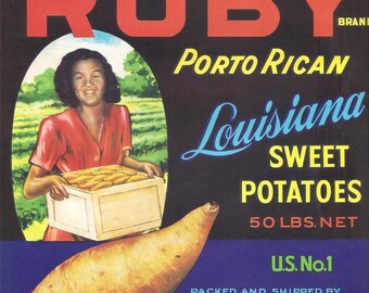 20 Old Vintage Asparagus , YAMS , Garlic ,  Etc.. Crate Labels