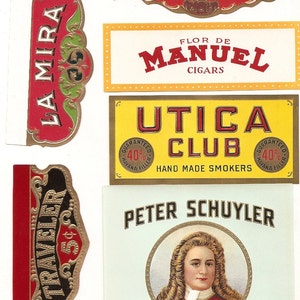 37 1930's Plus Unused CIGAR Box LABELS / TOBACCO - Etsy