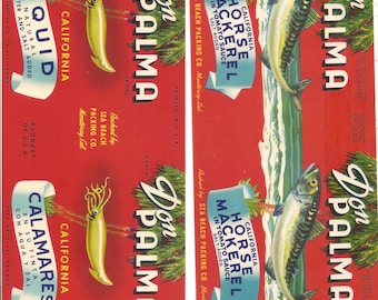 111 Etiquetas antiguas para latas vintage