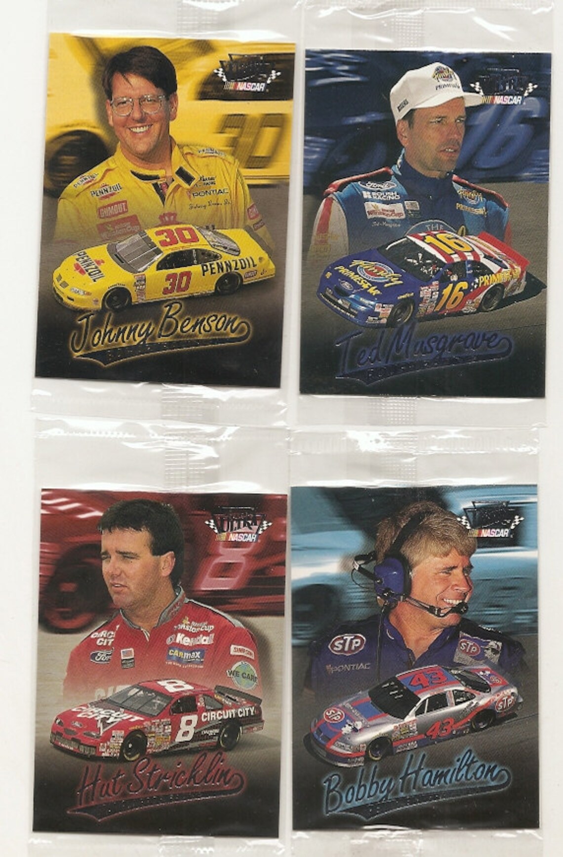 60 Vintage NASCAR TRADING CARDS Etsy