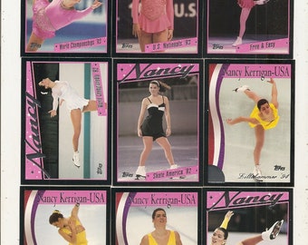 121 TOPPS 1994 Old NANCY KERRIGAN U.S.A. Figure Skating  Picture Cards
