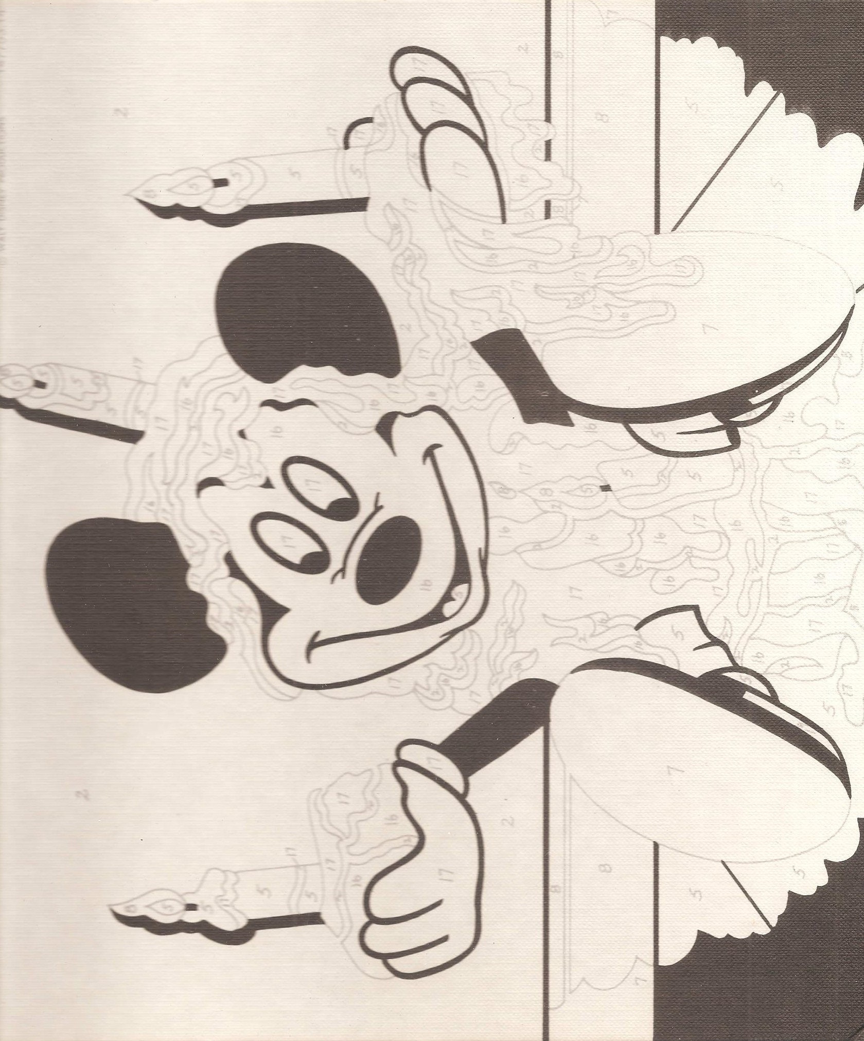 Disney Mickey Mouse Orchestra Paint By Numbers - NumPaints - Paint