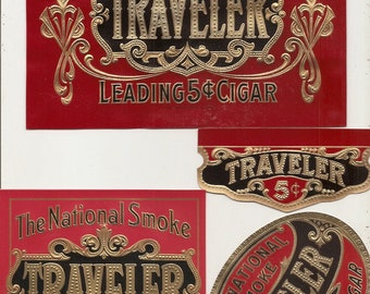 13 Old CIGAR  LABELS