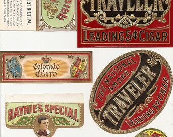 31 1930s plus TOBACCO and CIGAR LABELS