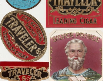 32 1930s plus TOBACCO and CIGAR LABELS