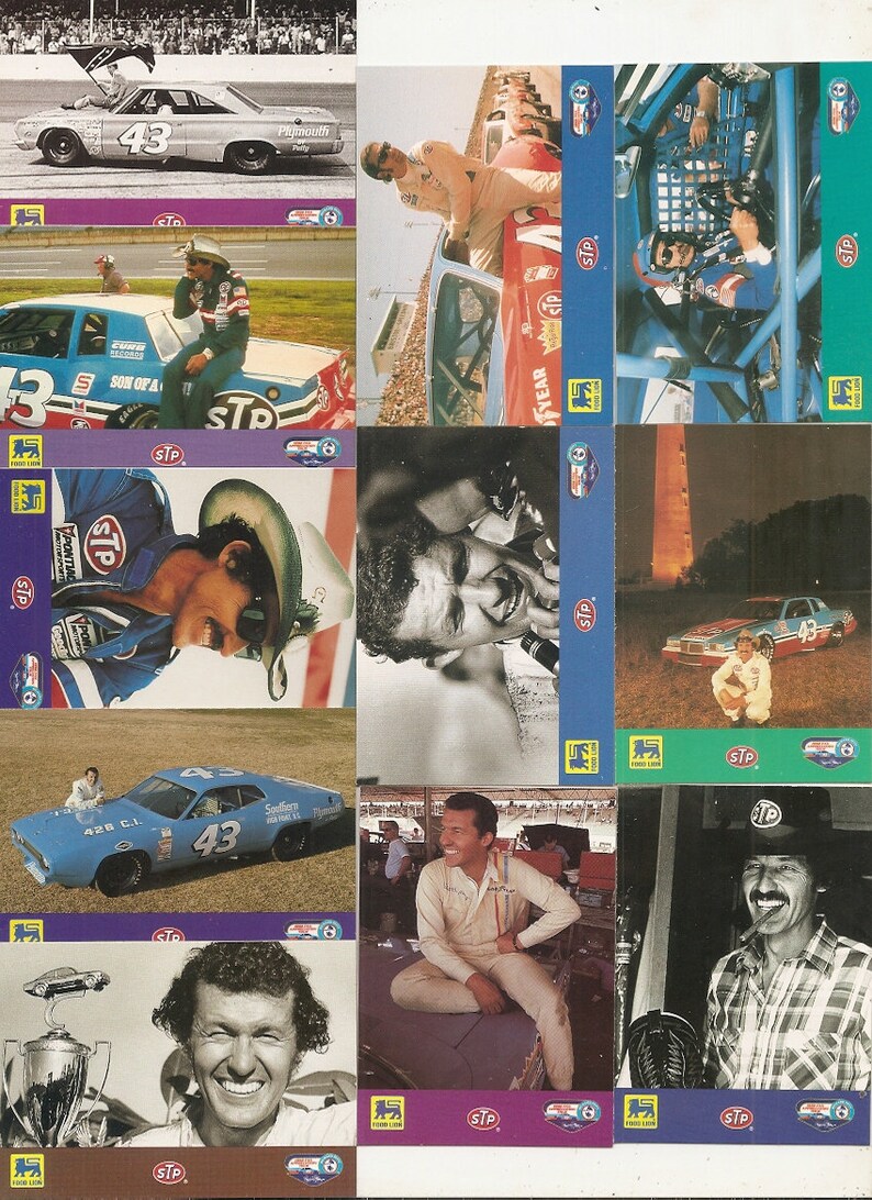 116 Vintage NASCAR TRADING CARDS Etsy