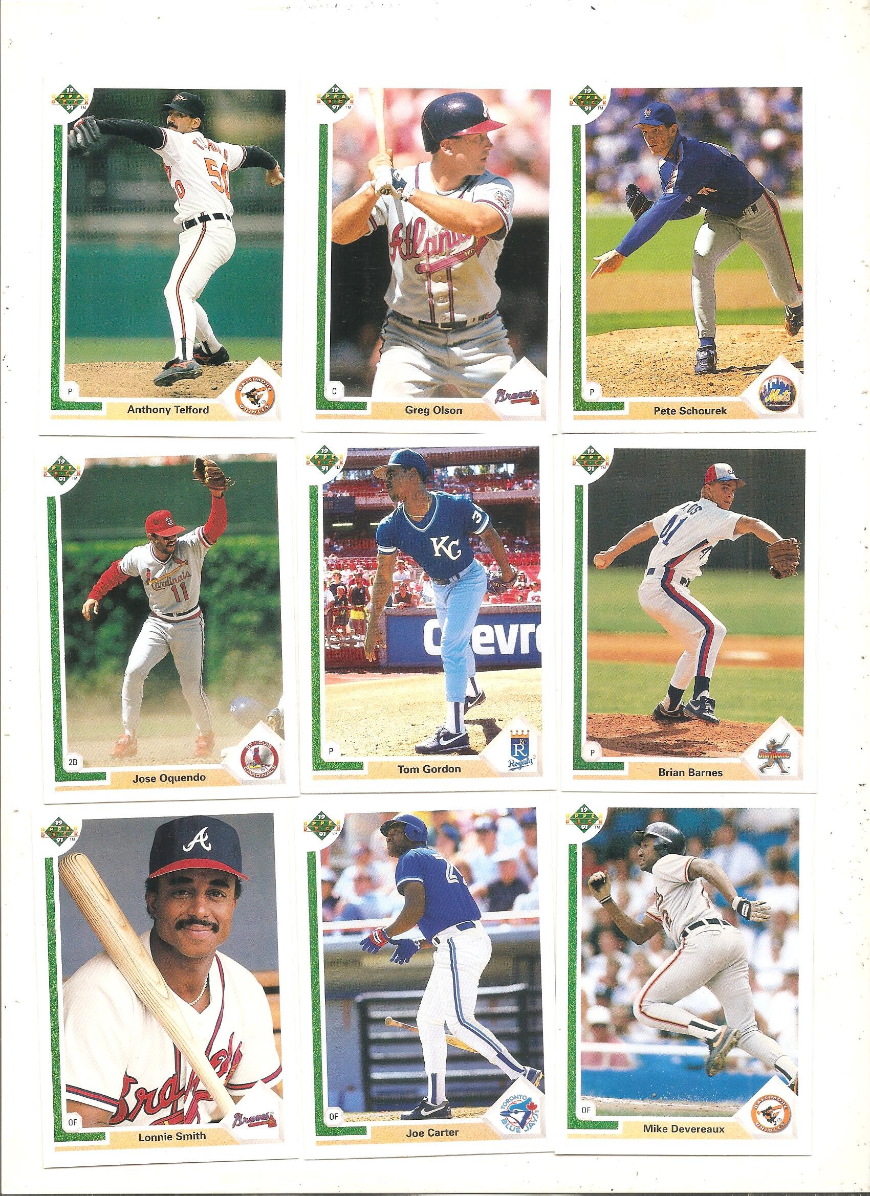 Collectibles 117 upper deck 1990/91 BASEBALL Trading Cards Art & Collectibles