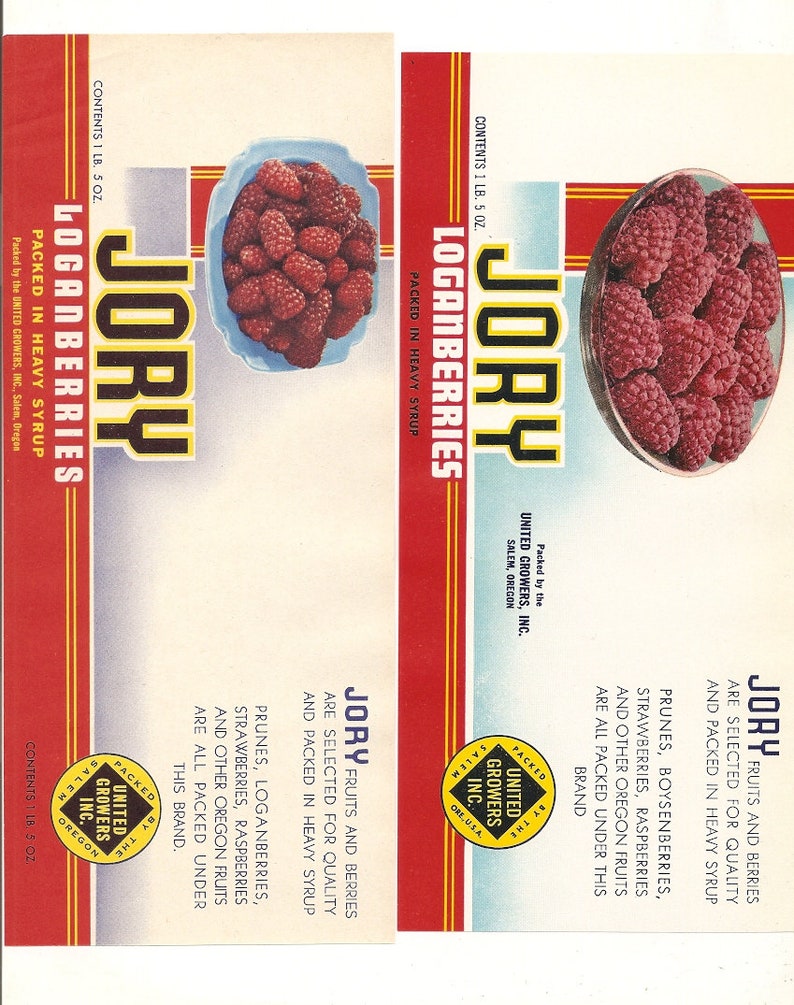 18 Different Old Vintage Salem OREGON Fruit / Vegetable Can Etsy