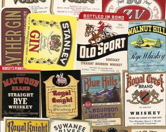 110 Old 1940s plus WHISKEY/GIN/VODKA/Brandy/Rye/etc.