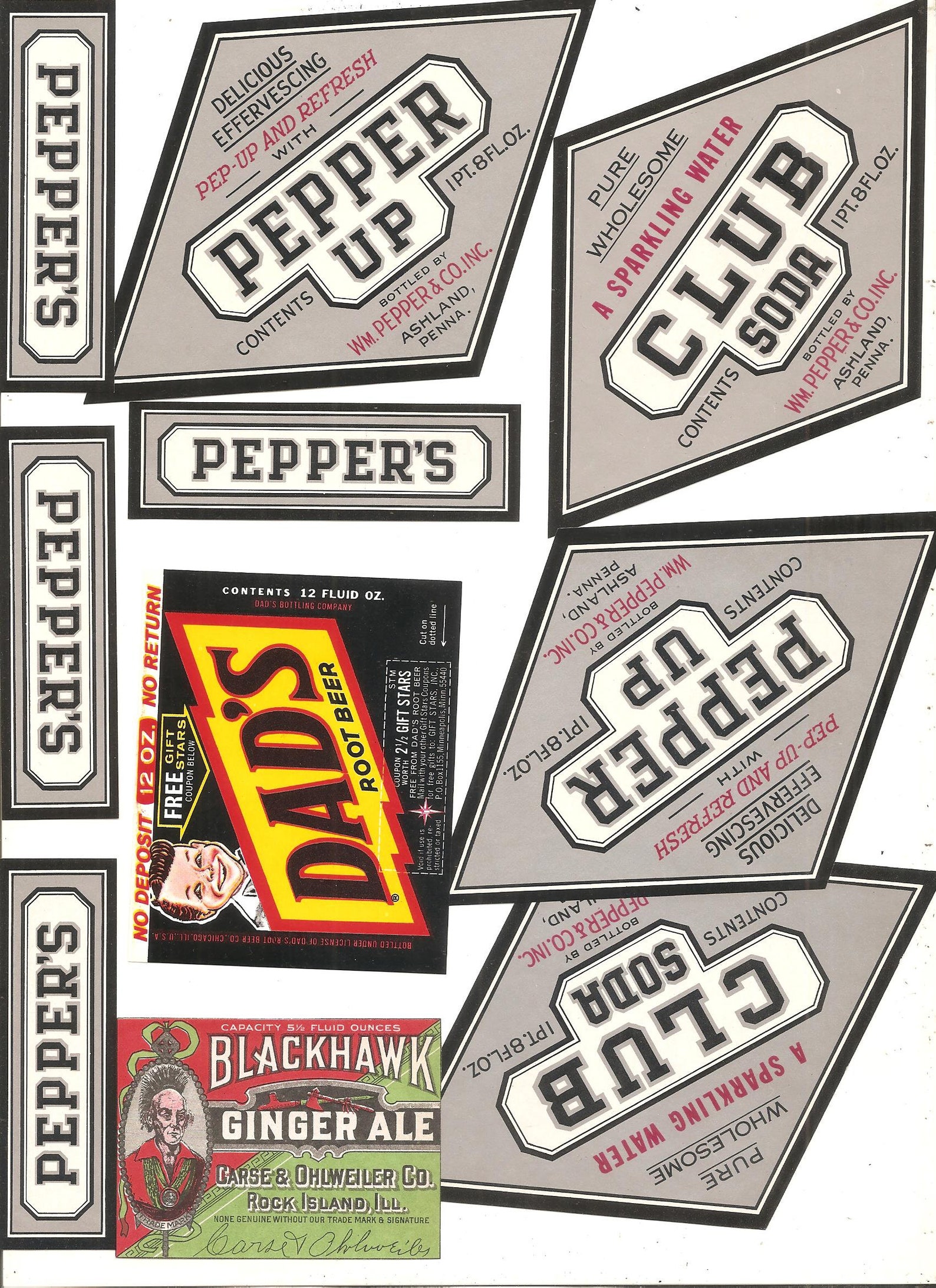 70 S Soda Labels Printable