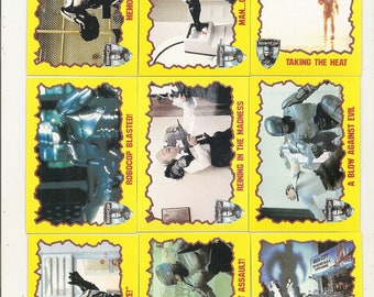 88 Old Vintage 1990 ROBOCOP 2 Topps MOVIE Cards SERIES