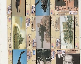201 Vintage 1991 PRO / Topps  DESERT STORM Trading Cards