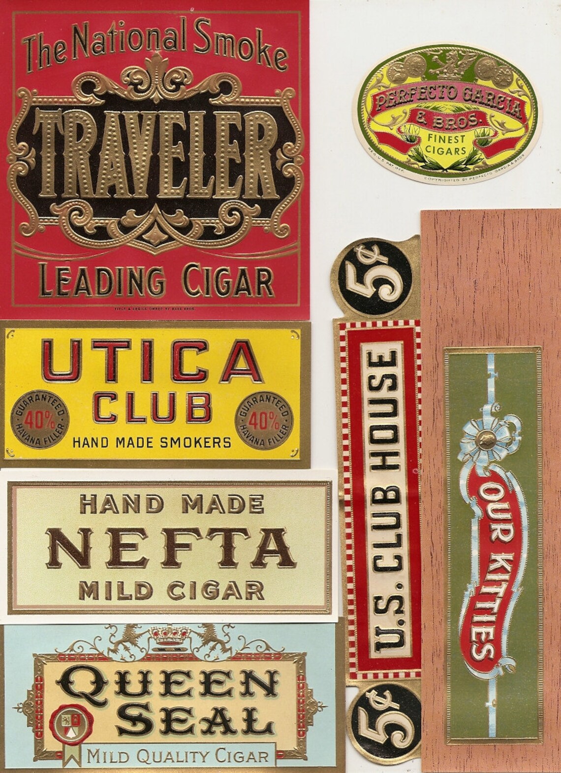36 1930's Plus Unused CIGAR Box LABELS / TOBACCO | Etsy