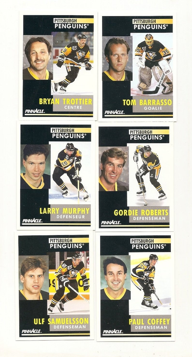 65 Old Vintage 1991 Score Pinnacle Hockey Picture Cards New YORK RANGERS /& PITTSBURGH Penguins