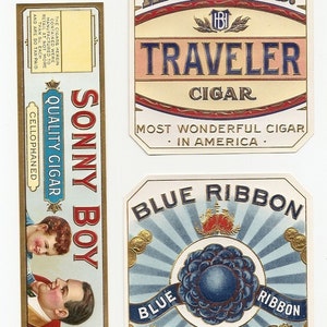 19 1930s Plus TOBACCO and CIGAR LABELS.. - Etsy