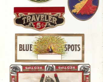 14 Old CIGAR LABELS