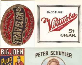 28 1930s plus TOBACCO and CIGAR LABELS