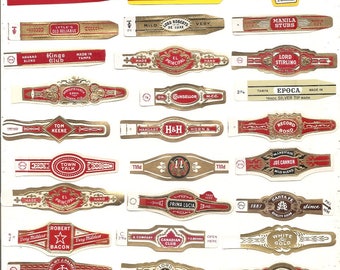 310 CIGAR BAND Labels -new old stock cigar bands 1930s+++