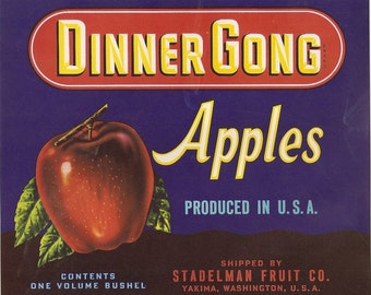10 Old Vintage APPLES / Pears CRATE LABELS Washington ,Minn.,etc...