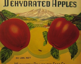 20 Vintage APPLES CRATE LABELS Yakima, Wash. Tonasket Wa.Portland Oregon,.,etc......